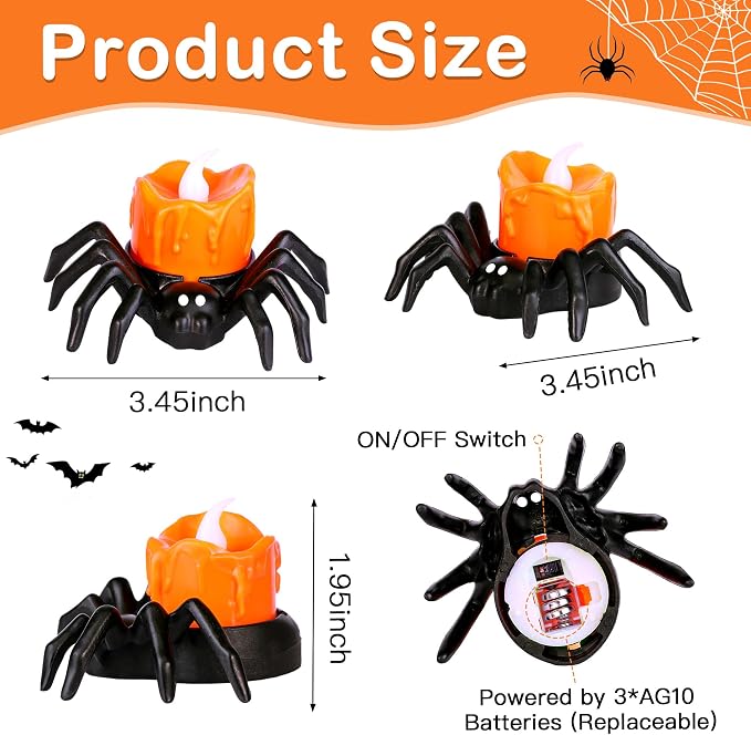 Sezn™ Spider Candles